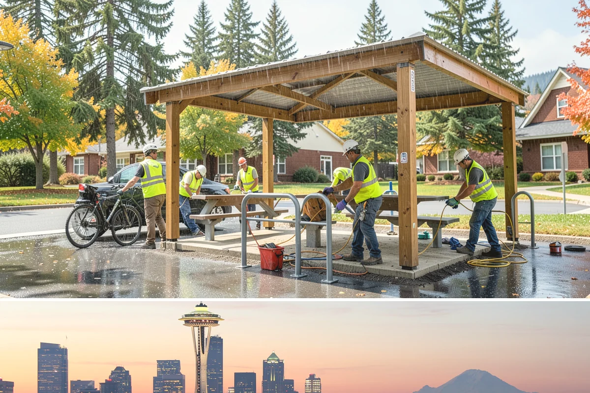 County Facilities Maintenance in Seattle, King County, WA - Growing-season visits peak from April through September, while winter rotations shift toward hardscape, drainage, and storm...
