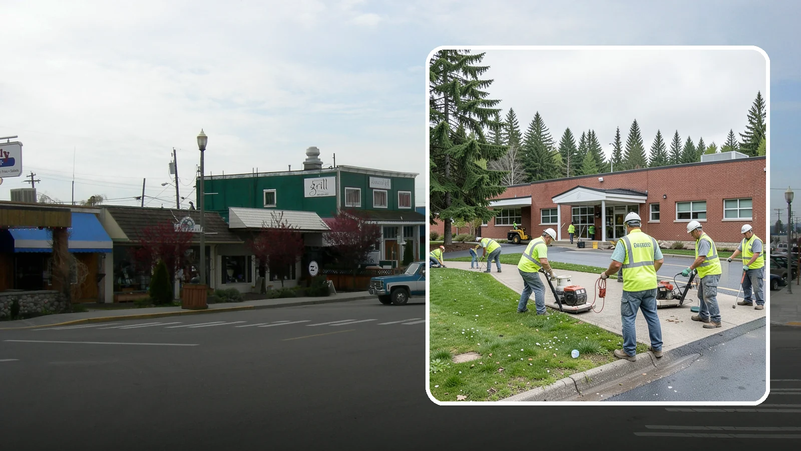 County Facilities Maintenance in Stanwood, Snohomish County, WA - Grounds and site maintenance for Western Washington county facilities, from courthouses and annexes to remote road-district yards.
