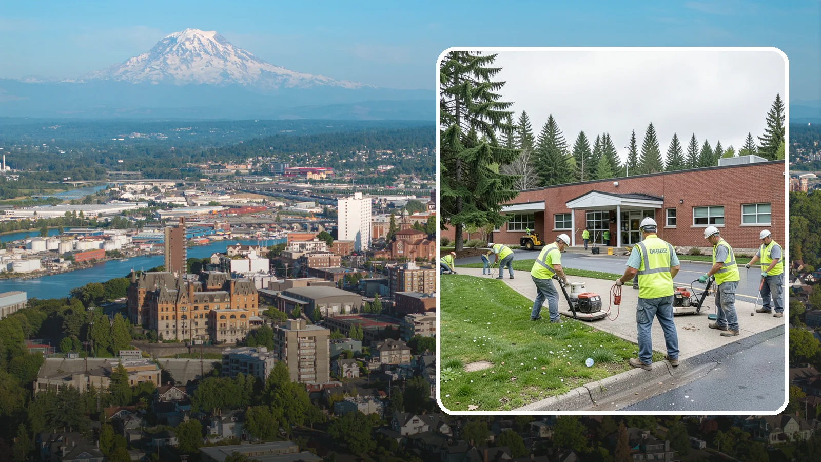 County Facilities Maintenance in Tacoma, Pierce County, WA - Grounds and site maintenance for Western Washington county facilities, from courthouses and annexes to remote road-district yards.