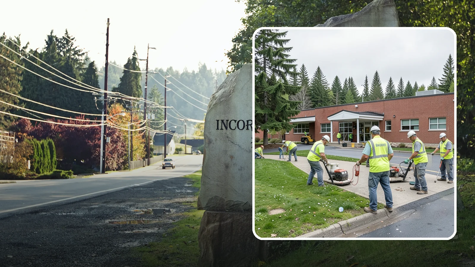 County Facilities Maintenance in Wilkeson, Pierce County, WA - Grounds and site maintenance for Western Washington county facilities, from courthouses and annexes to remote road-district yards.