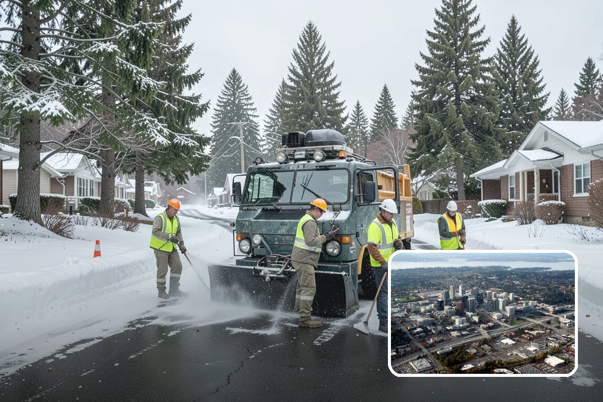 Court Crack Repair in Bellevue, King County, WA - Prevents trip hazards that expose the agency to liability