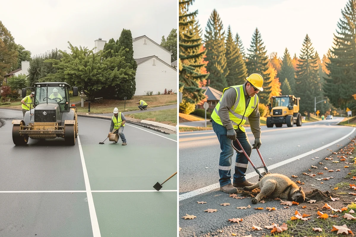 Court Crack Repair in Bellevue, King County, WA - Map and classify each crack by width and cause