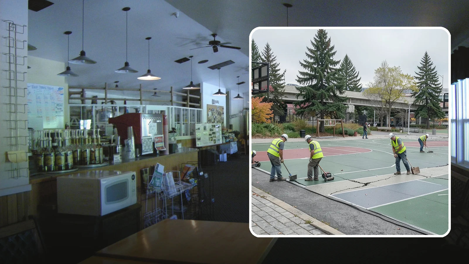 Court Crack Repair in Black Diamond, King County, WA - Structural and surface crack repair that stabilizes municipal sport courts before they require full reconstruction.