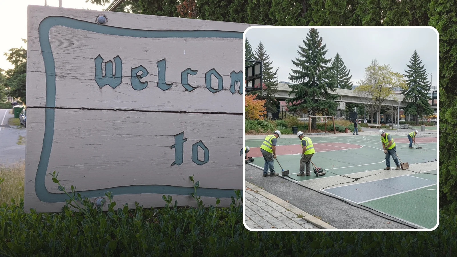 Court Crack Repair in Brier, Snohomish County, WA - Structural and surface crack repair that stabilizes municipal sport courts before they require full reconstruction.