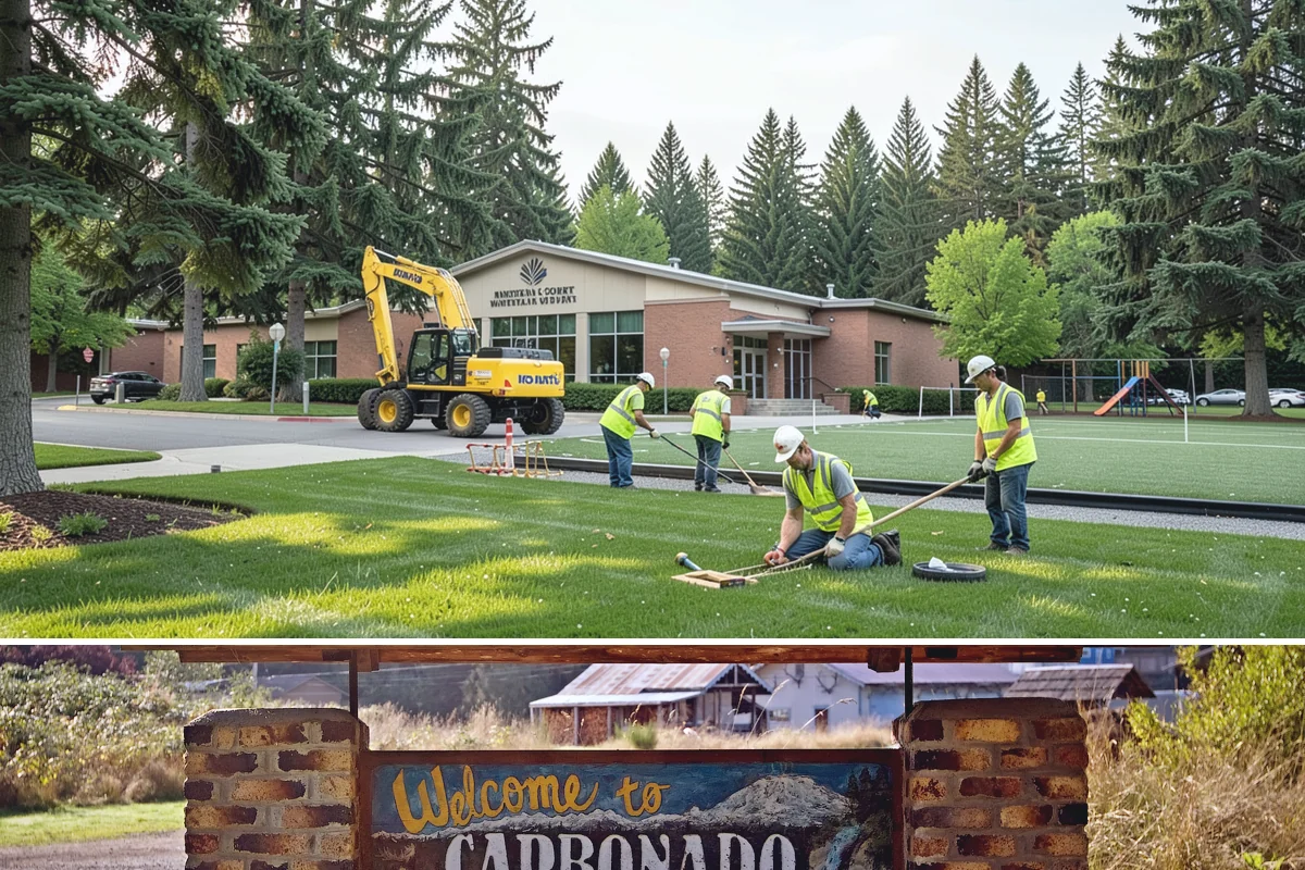 Court Crack Repair in Carbonado, Pierce County, WA - Repairs perform best in dry summer weather when the slab is fully dry and daytime temperatures support proper curing.