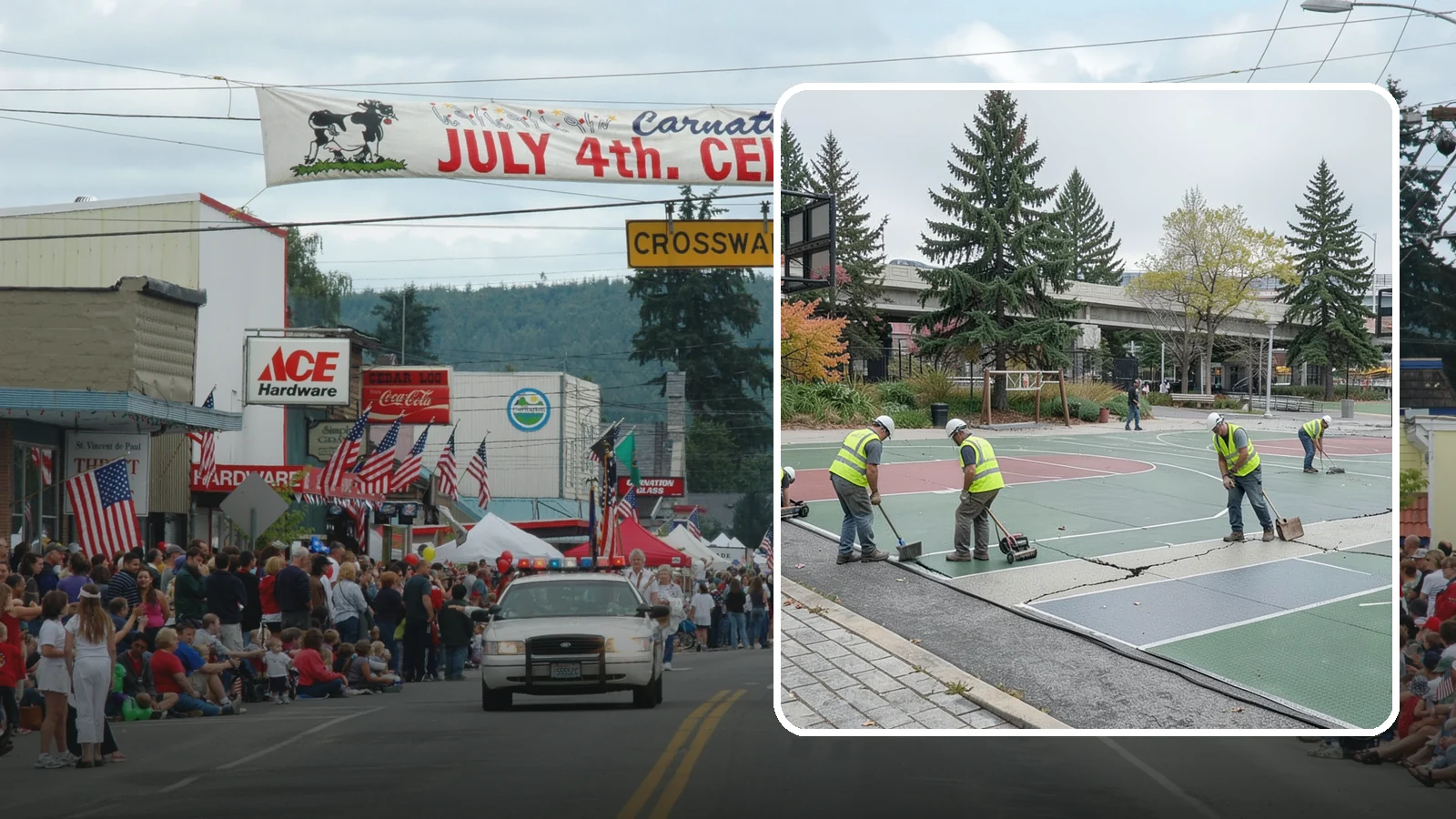 Court Crack Repair in Carnation, King County, WA - Structural and surface crack repair that stabilizes municipal sport courts before they require full reconstruction.