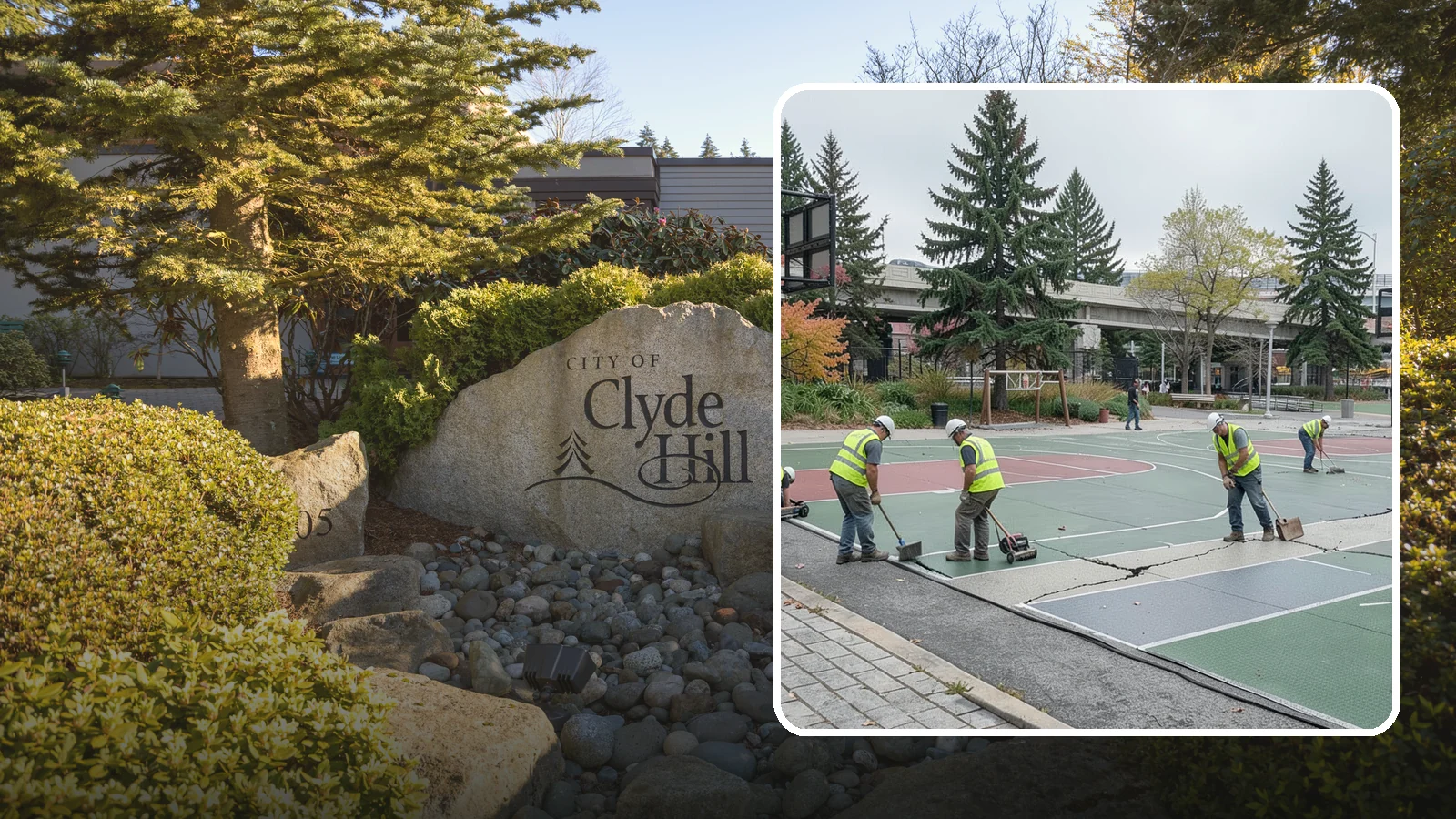 Court Crack Repair in Clyde Hill, King County, WA - Structural and surface crack repair that stabilizes municipal sport courts before they require full reconstruction.