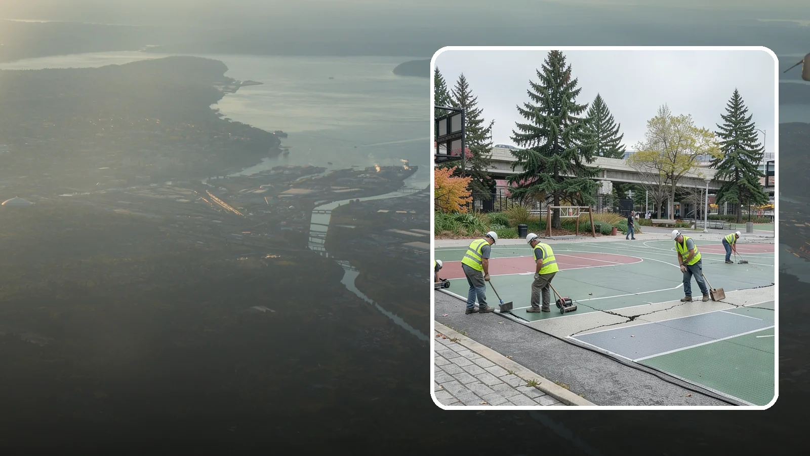 Court Crack Repair in Fife, Pierce County, WA - Structural and surface crack repair that stabilizes municipal sport courts before they require full reconstruction.