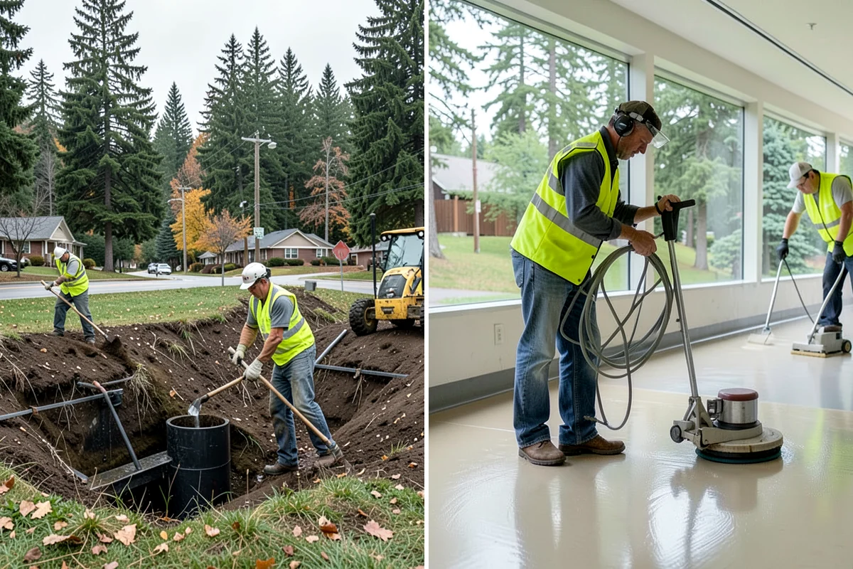 Court Crack Repair in Fircrest, Pierce County, WA - Map and classify each crack by width and cause