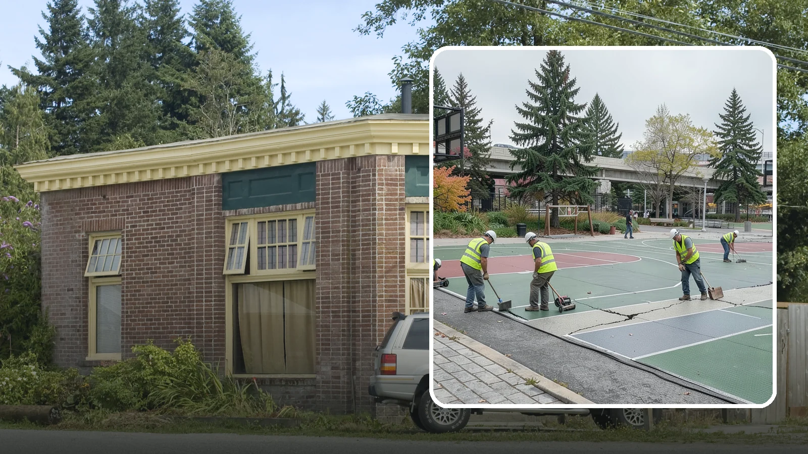 Court Crack Repair in Hamilton, Skagit County, WA - Structural and surface crack repair that stabilizes municipal sport courts before they require full reconstruction.