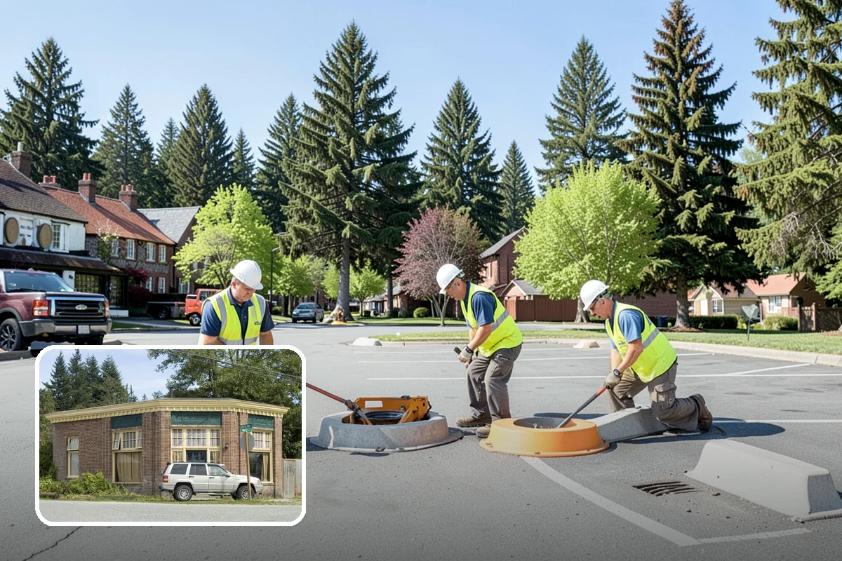 Court Crack Repair in Hamilton, Skagit County, WA - Prevents trip hazards that expose the agency to liability