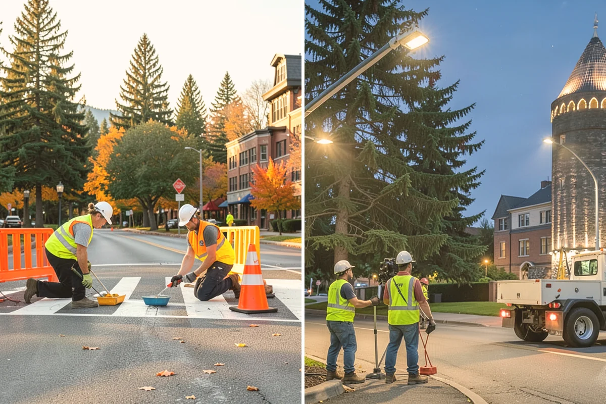 Court Crack Repair in Index, Snohomish County, WA - Map and classify each crack by width and cause