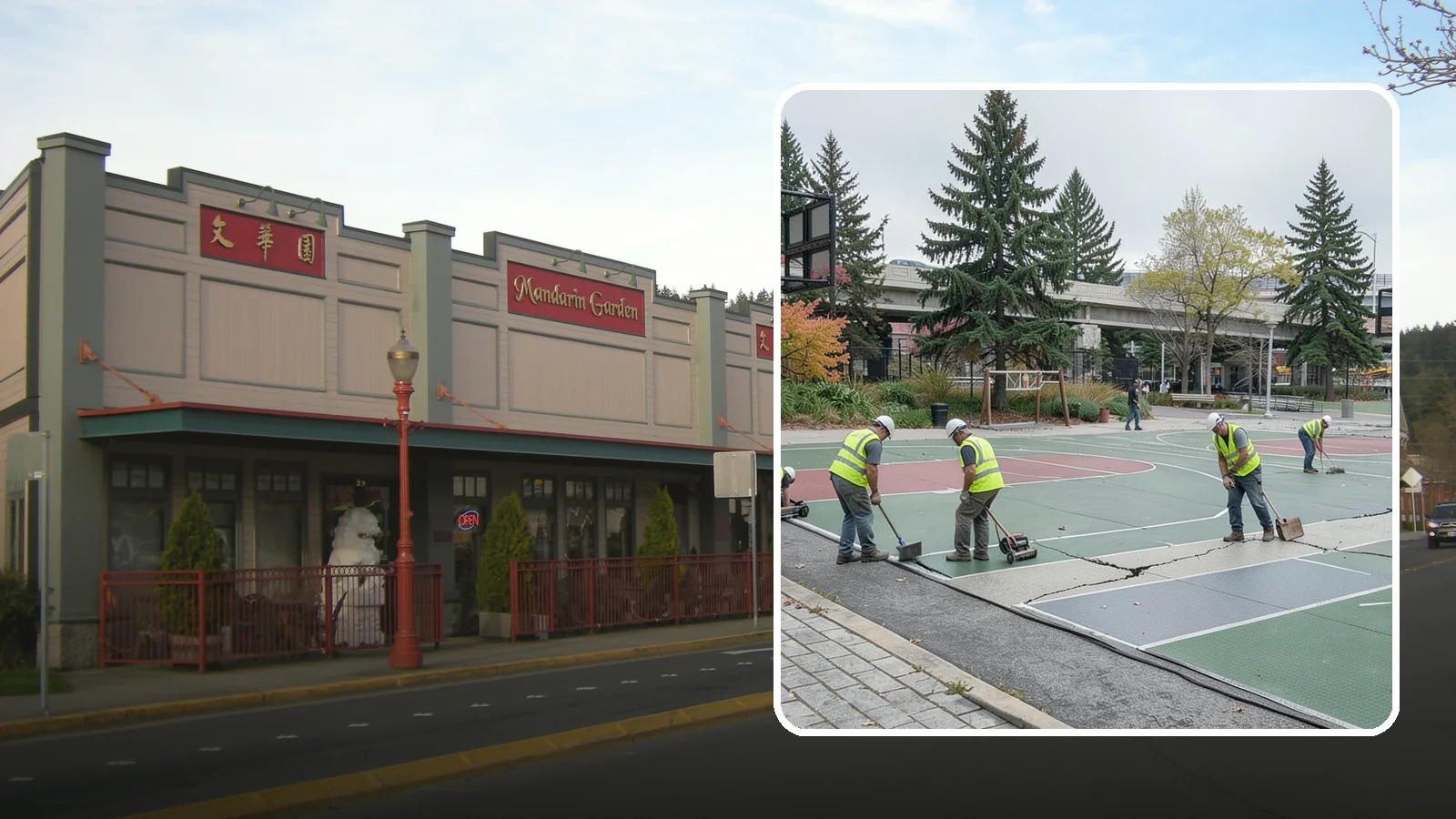 Court Crack Repair in Issaquah, King County, WA - Structural and surface crack repair that stabilizes municipal sport courts before they require full reconstruction.
