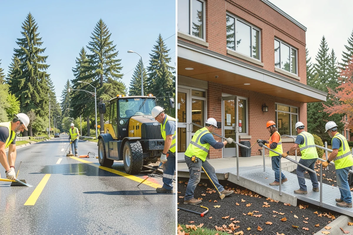Court Crack Repair in Kirkland, King County, WA - Map and classify each crack by width and cause