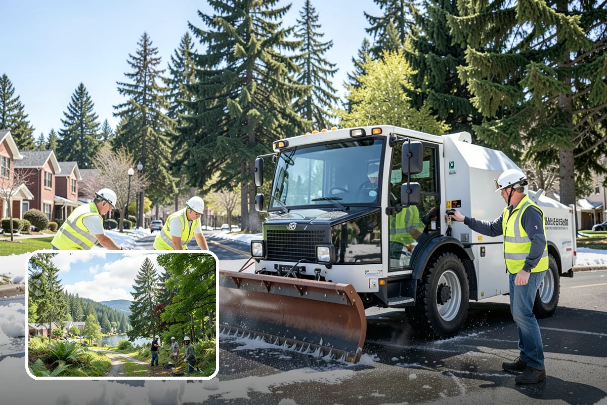Court Crack Repair in Lake Forest Park, King County, WA - Prevents trip hazards that expose the agency to liability