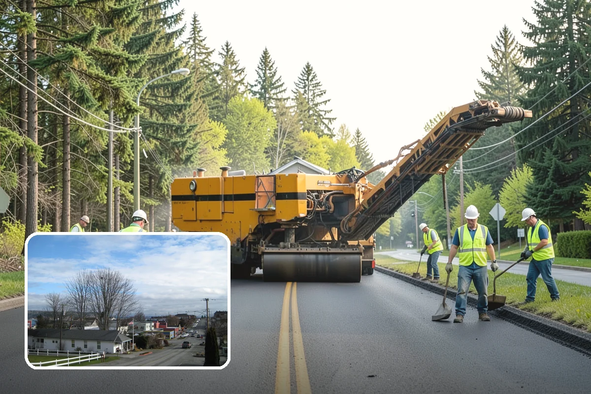 Court Crack Repair in Langley, Island County, WA - Prevents trip hazards that expose the agency to liability