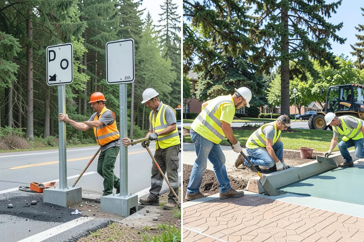 Court Crack Repair in Medina, King County, WA - Map and classify each crack by width and cause