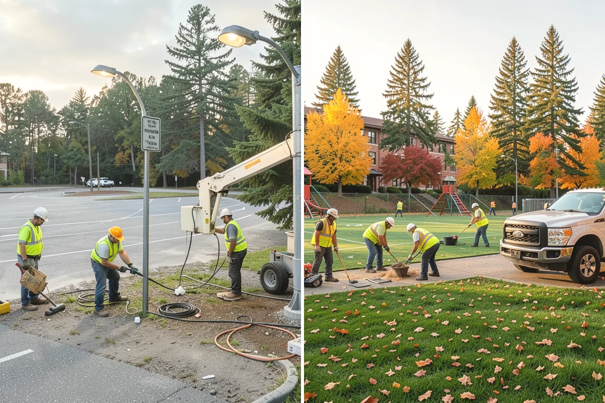 Court Crack Repair in Mercer Island, King County, WA - Map and classify each crack by width and cause