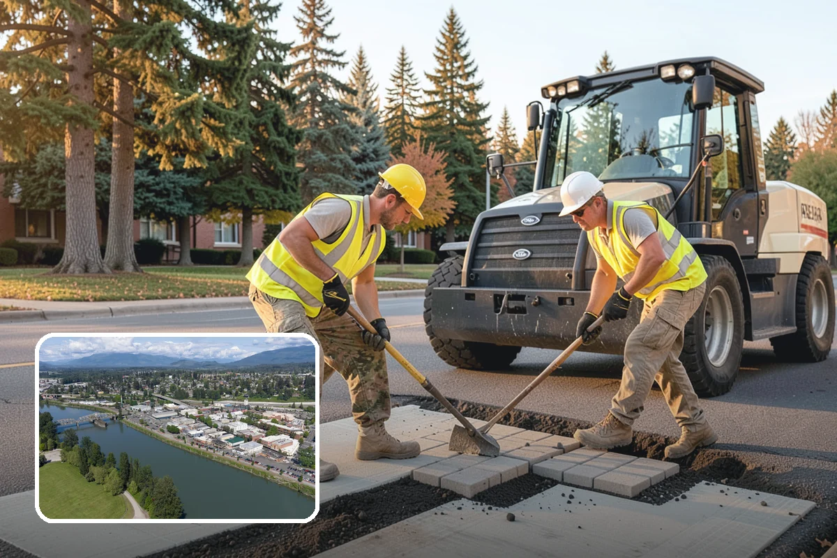 Court Crack Repair in Mount Vernon, Skagit County, WA - Prevents trip hazards that expose the agency to liability