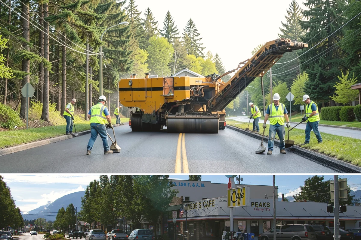 Court Crack Repair in North Bend, King County, WA - Repairs perform best in dry summer weather when the slab is fully dry and daytime temperatures support proper curing.