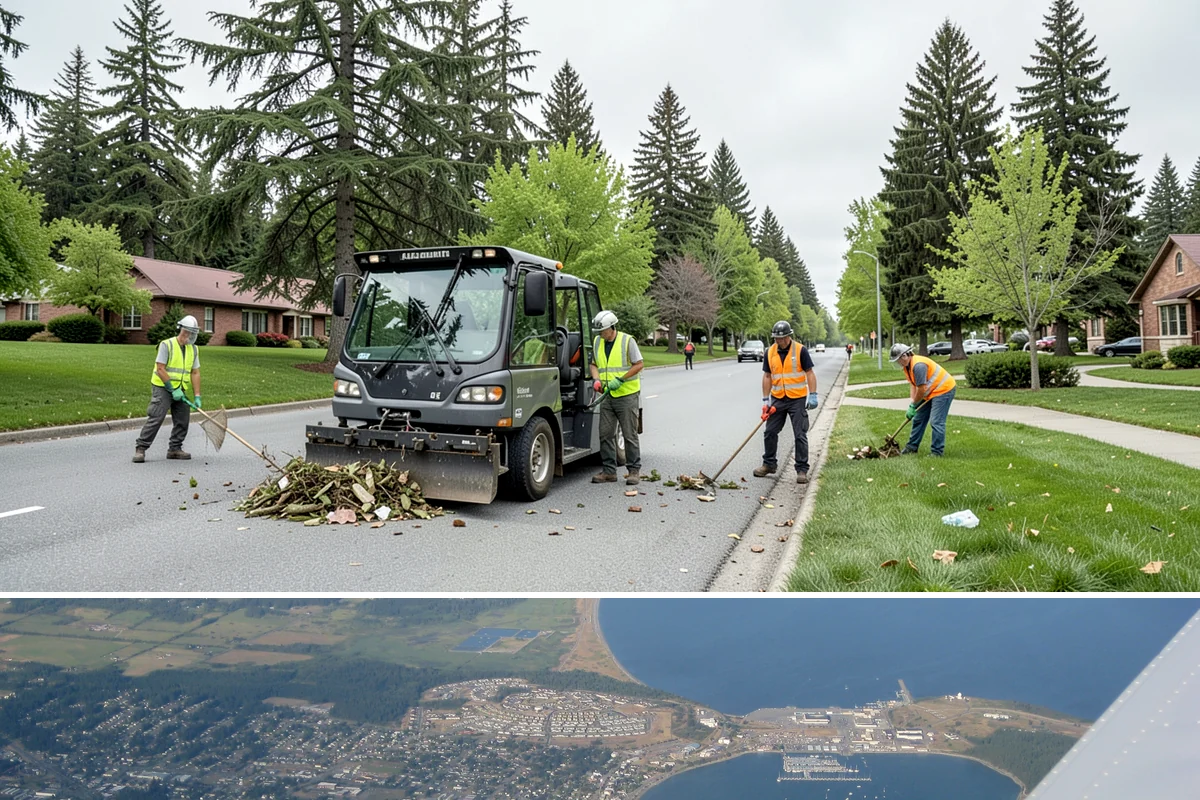 Court Crack Repair in Oak Harbor, Island County, WA - Repairs perform best in dry summer weather when the slab is fully dry and daytime temperatures support proper curing.