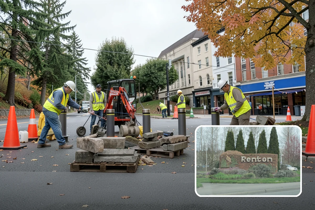 Court Crack Repair in Renton, King County, WA - Prevents trip hazards that expose the agency to liability
