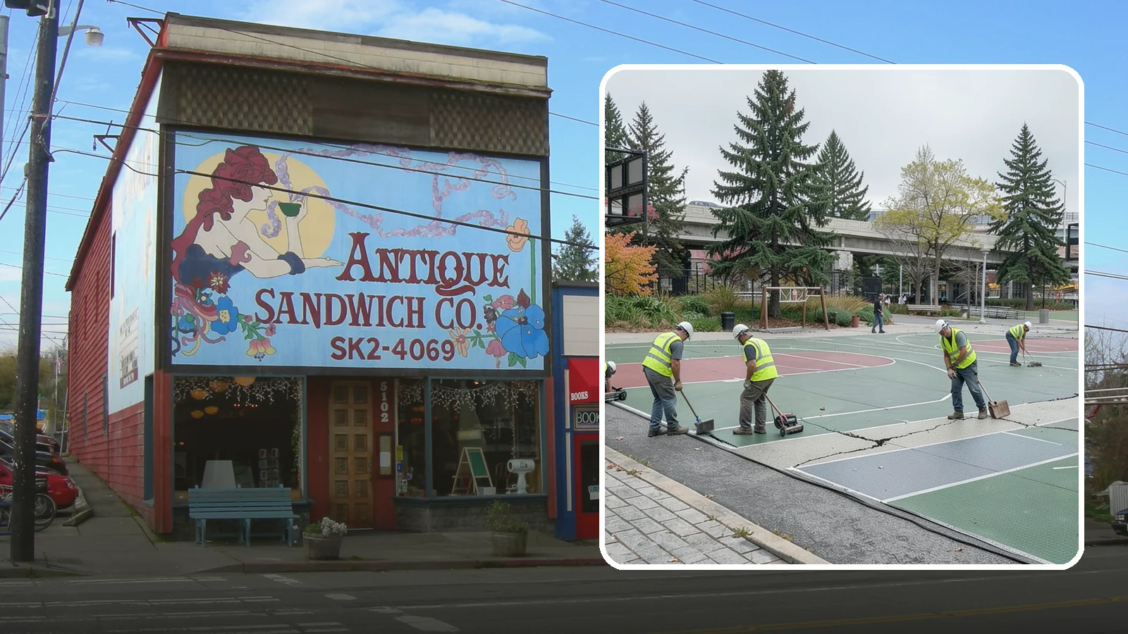Court Crack Repair in Ruston, Pierce County, WA - Structural and surface crack repair that stabilizes municipal sport courts before they require full reconstruction.