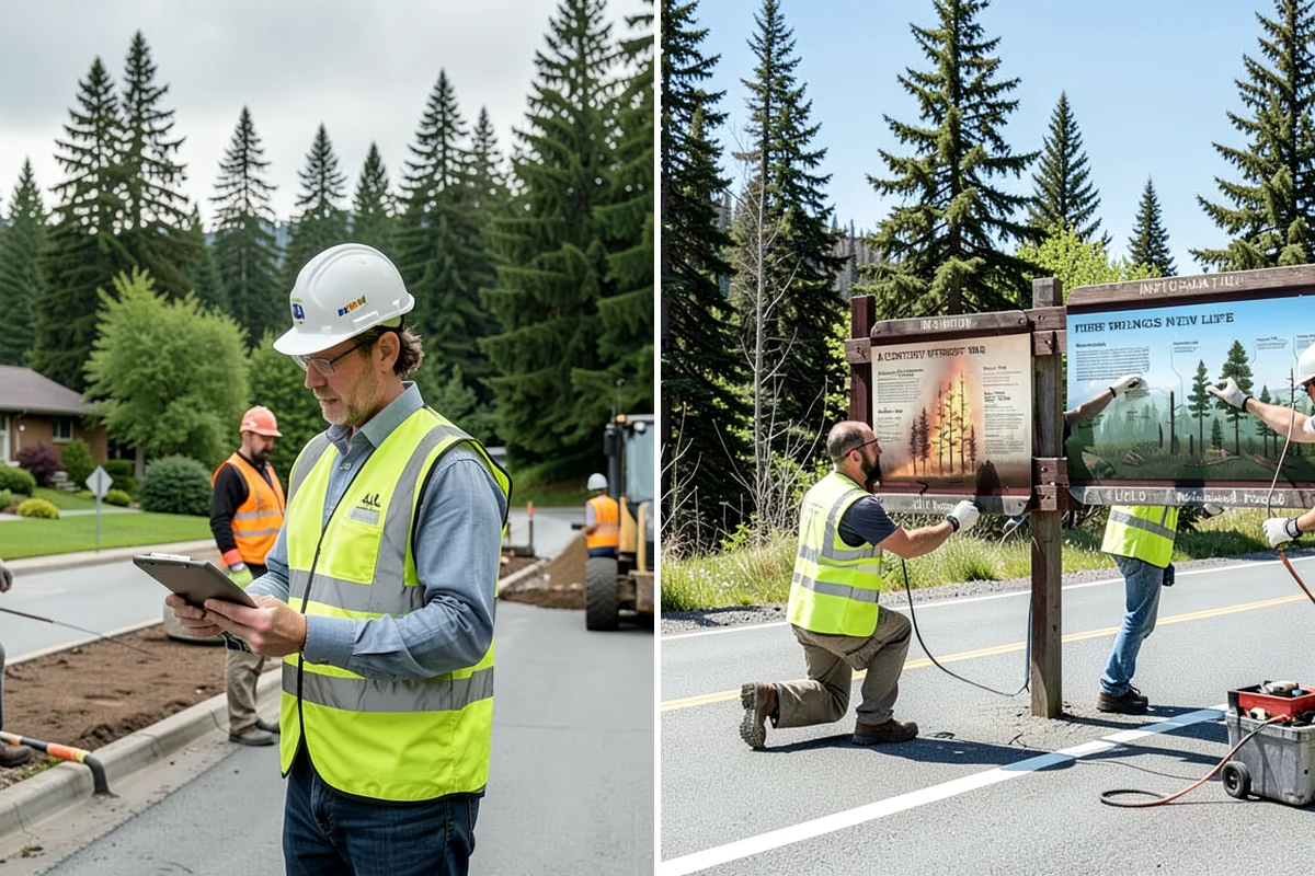 Court Crack Repair in Sedro-Woolley, Skagit County, WA - Map and classify each crack by width and cause