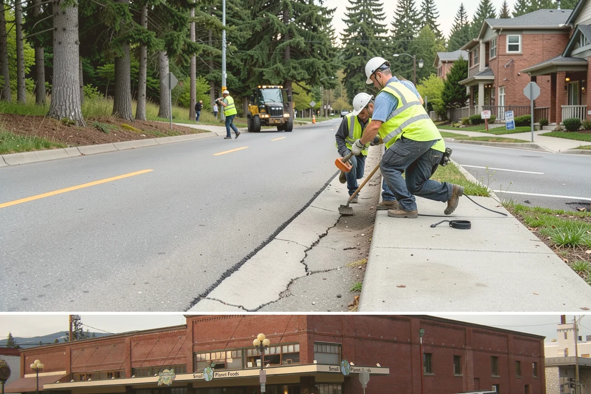 Court Crack Repair in Sedro-Woolley, Skagit County, WA - Repairs perform best in dry summer weather when the slab is fully dry and daytime temperatures support proper curing.
