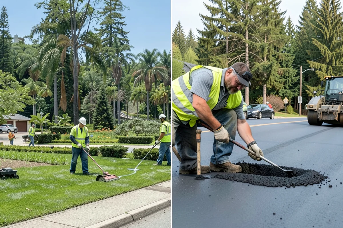 Court Crack Repair in Shoreline, King County, WA - Map and classify each crack by width and cause