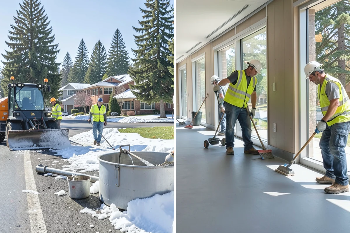Court Crack Repair in South Prairie, Pierce County, WA - Map and classify each crack by width and cause