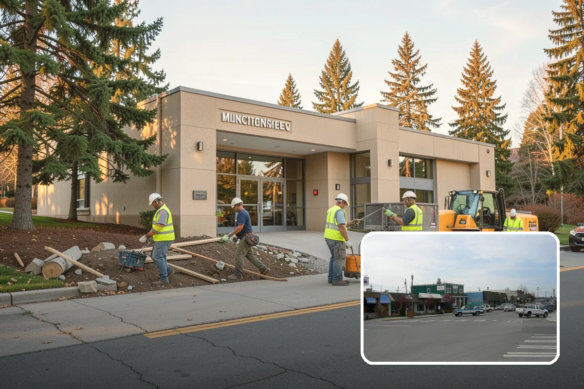 Court Crack Repair in Stanwood, Snohomish County, WA - Prevents trip hazards that expose the agency to liability