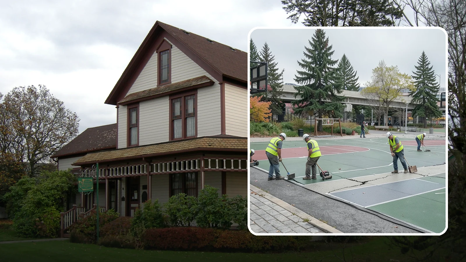 Court Crack Repair in Sumner, Pierce County, WA - Structural and surface crack repair that stabilizes municipal sport courts before they require full reconstruction.