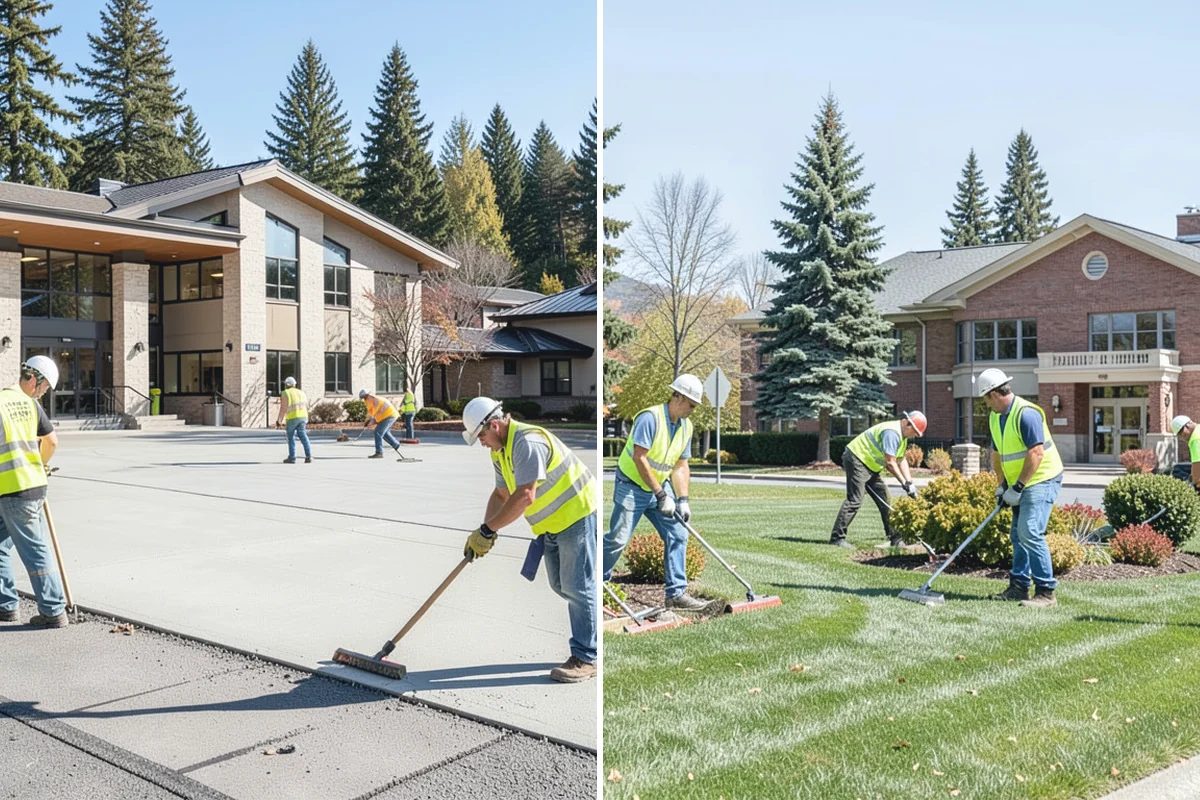 Court Crack Repair in Sumner, Pierce County, WA - Map and classify each crack by width and cause