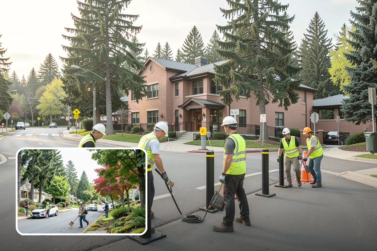 Court Fence Repair in Beaux Arts Village, King County, WA - Restores ball containment and site security