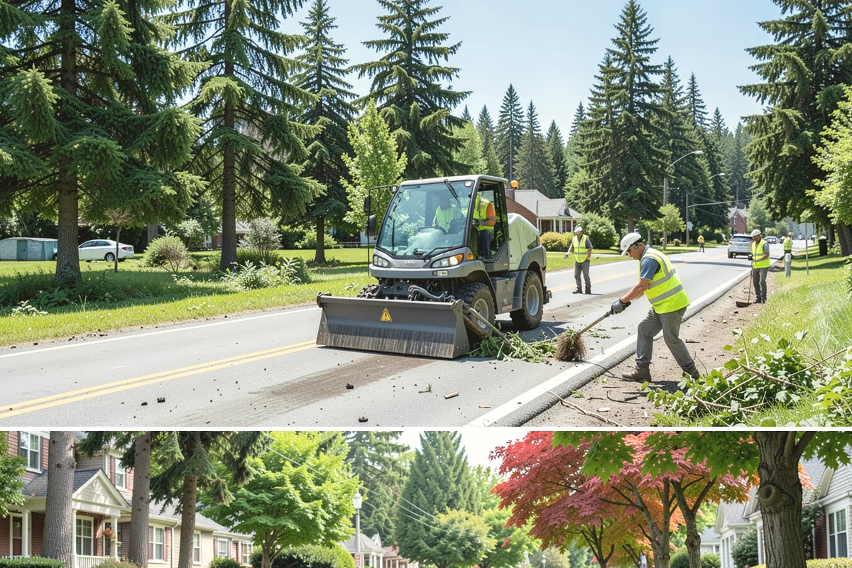 Court Fence Repair in Beaux Arts Village, King County, WA - Fence repairs proceed in any season, with dry weather easing post-setting and concrete cure.