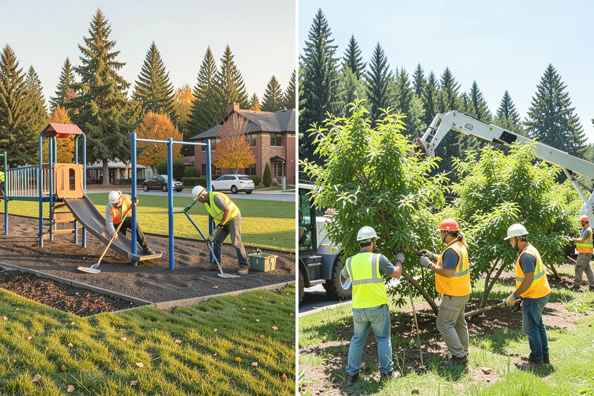 Court Fence Repair in Black Diamond, King County, WA - Inspect fabric, posts, gates, and windscreen
