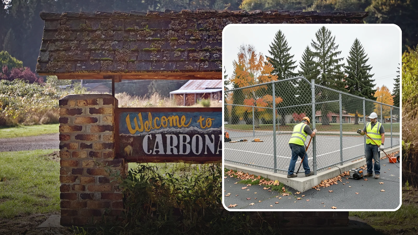Court Fence Repair in Carbonado, Pierce County, WA - Chain-link and windscreen repair that restores enclosure and safety on public sport court perimeters.