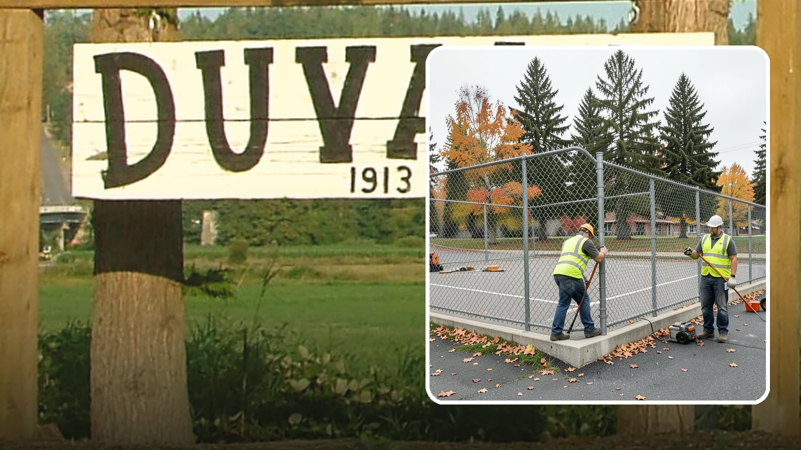 Court Fence Repair in Duvall, King County, WA - Chain-link and windscreen repair that restores enclosure and safety on public sport court perimeters.