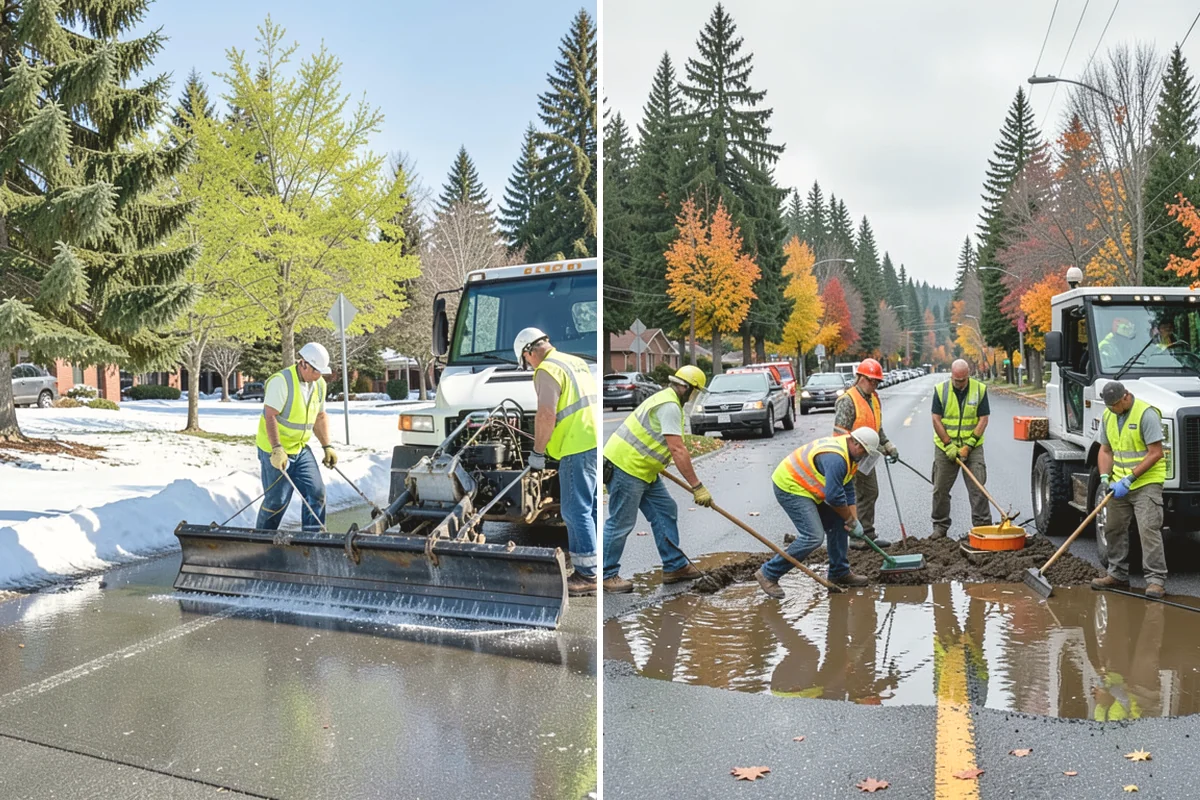 Court Fence Repair in Duvall, King County, WA - Inspect fabric, posts, gates, and windscreen