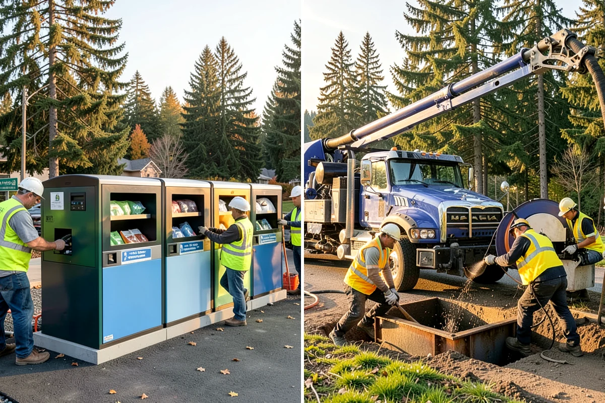 Court Fence Repair in Enumclaw, King County, WA - Inspect fabric, posts, gates, and windscreen
