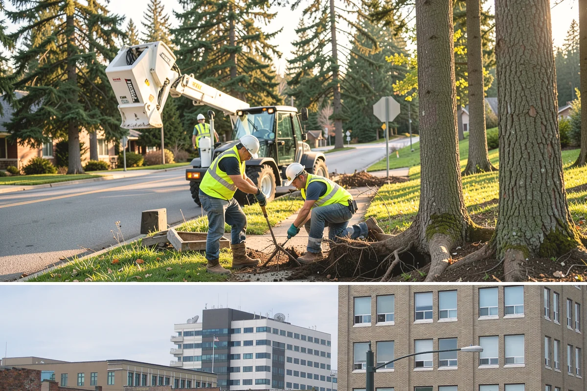 Court Fence Repair in Everett, Snohomish County, WA - Fence repairs proceed in any season, with dry weather easing post-setting and concrete cure.