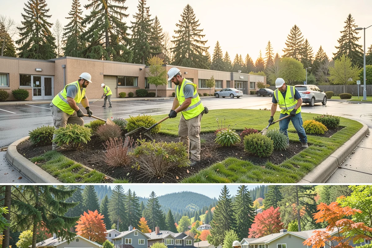 Court Fence Repair in Fircrest, Pierce County, WA - Fence repairs proceed in any season, with dry weather easing post-setting and concrete cure.