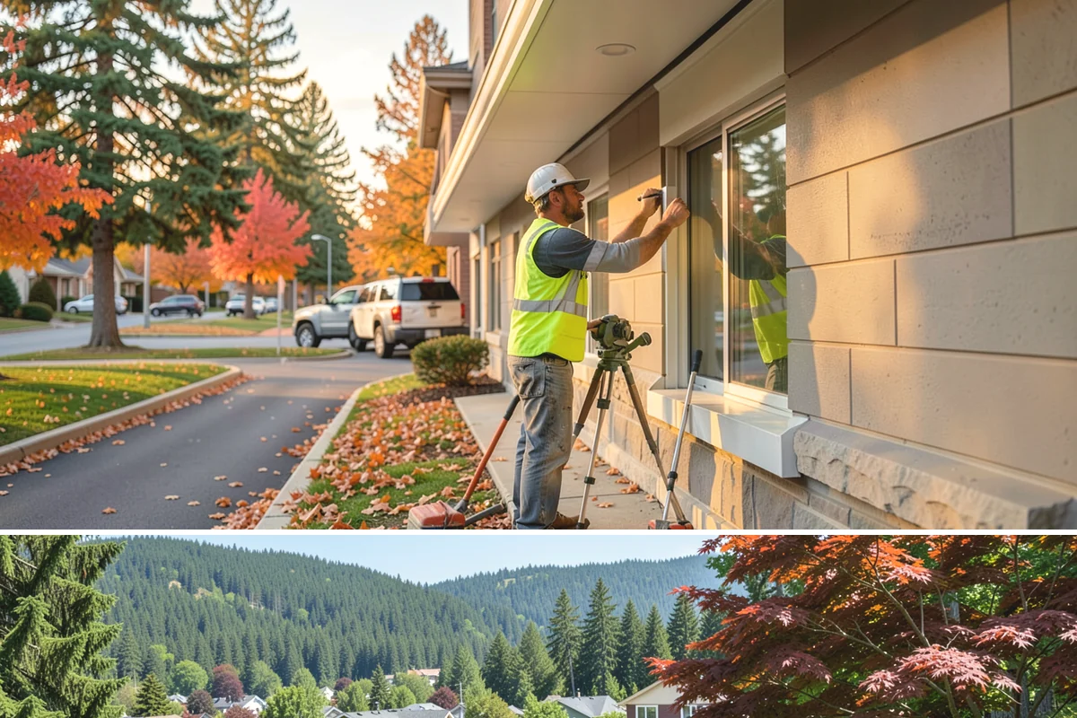 Court Fence Repair in Index, Snohomish County, WA - Fence repairs proceed in any season, with dry weather easing post-setting and concrete cure.