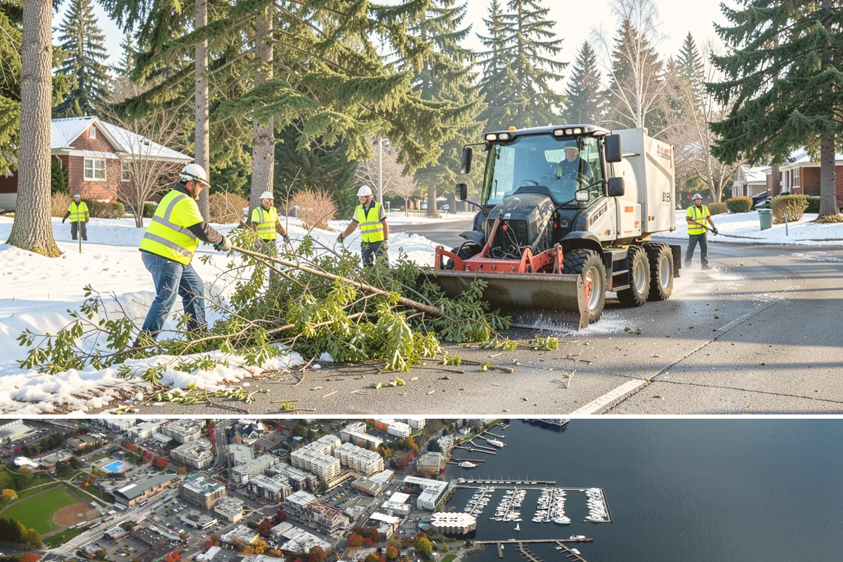 Court Fence Repair in Kirkland, King County, WA - Fence repairs proceed in any season, with dry weather easing post-setting and concrete cure.