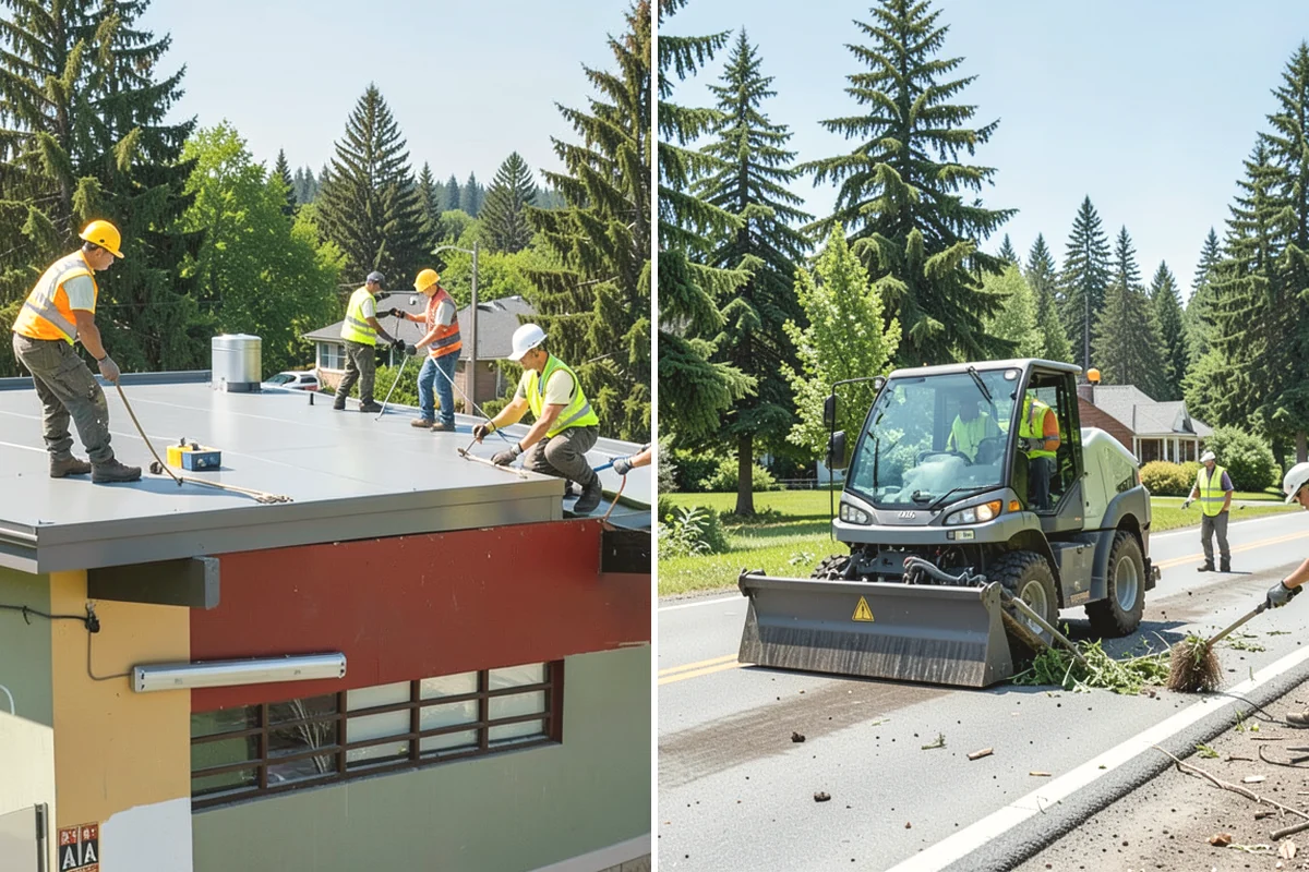 Court Fence Repair in La Conner, Skagit County, WA - Inspect fabric, posts, gates, and windscreen