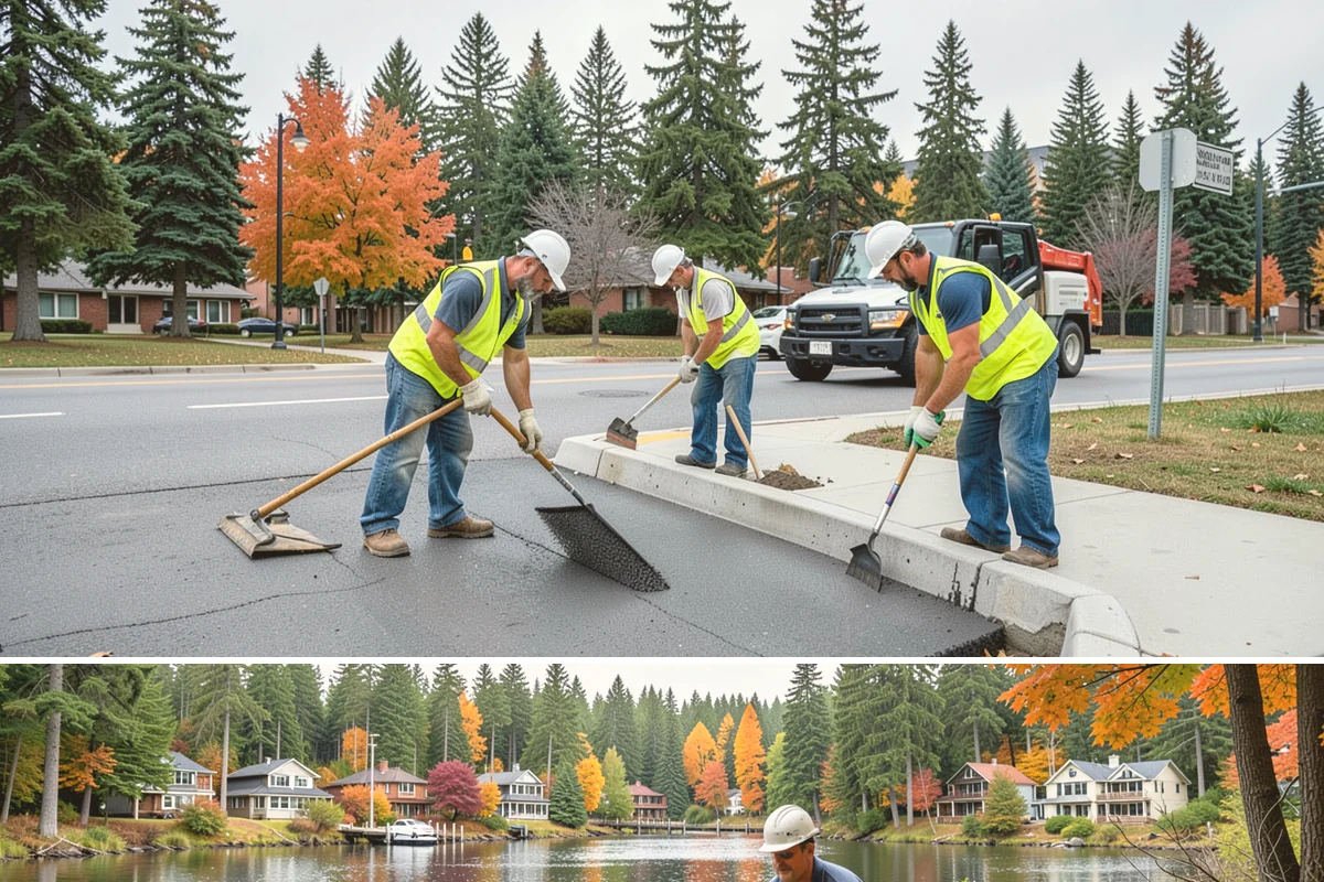 Court Fence Repair in La Conner, Skagit County, WA - Fence repairs proceed in any season, with dry weather easing post-setting and concrete cure.