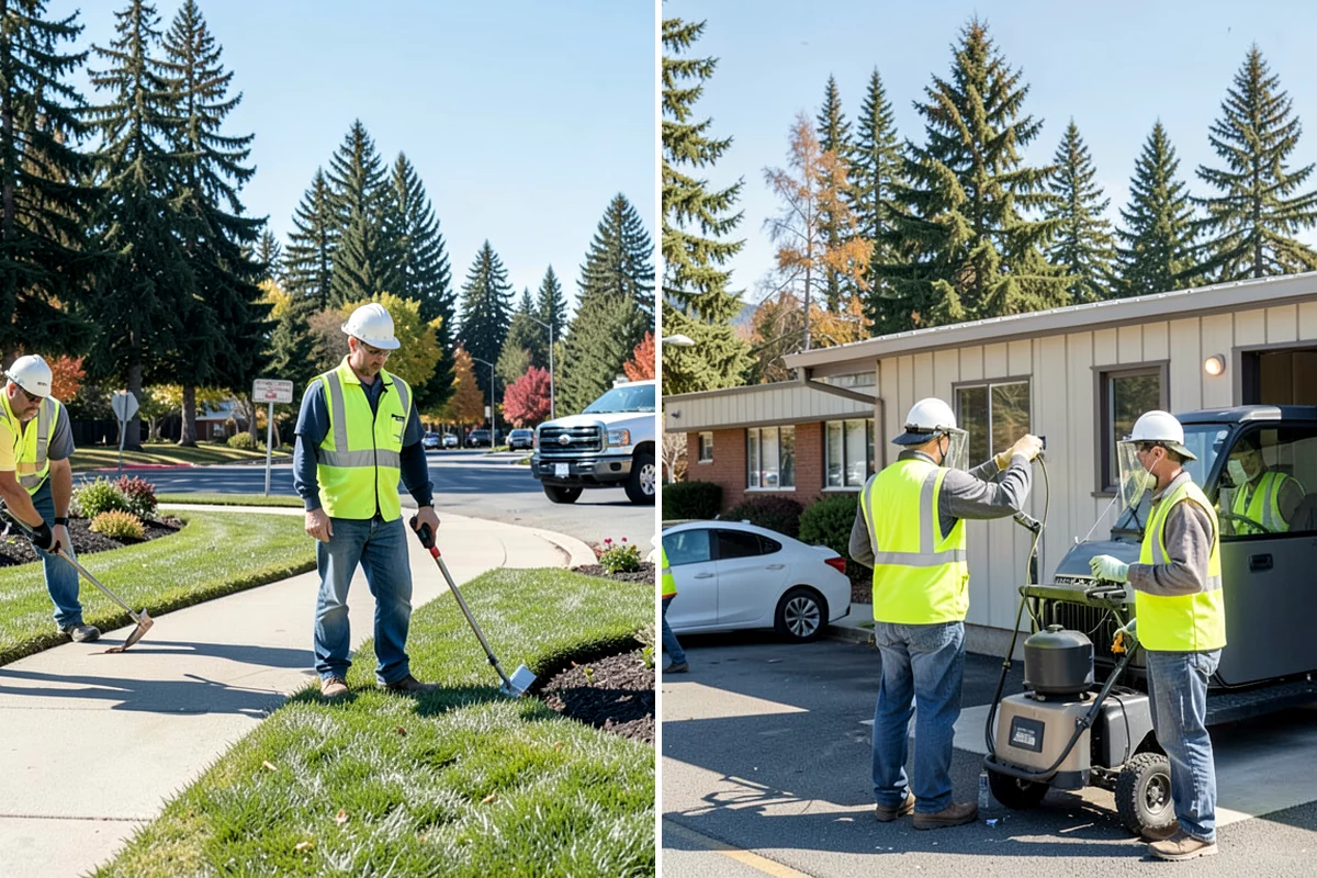 Court Fence Repair in Lakewood, Pierce County, WA - Inspect fabric, posts, gates, and windscreen