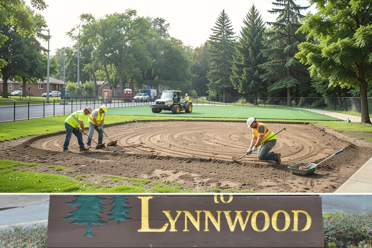 Court Fence Repair in Lynnwood, Snohomish County, WA - Fence repairs proceed in any season, with dry weather easing post-setting and concrete cure.