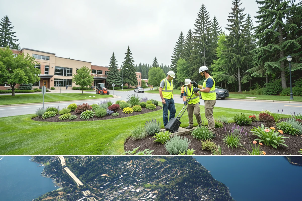 Court Fence Repair in Mercer Island, King County, WA - Fence repairs proceed in any season, with dry weather easing post-setting and concrete cure.
